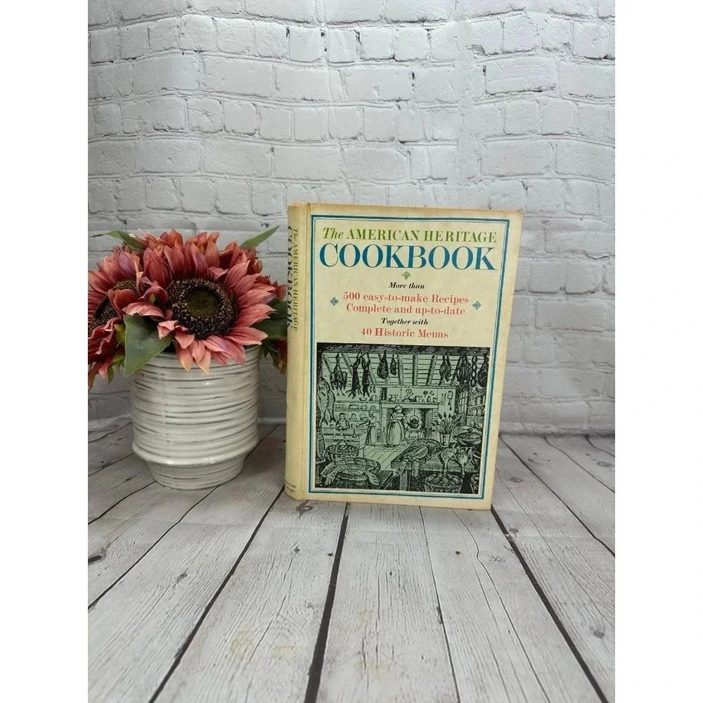 vintage american heritage Cookbook 1969 cottagecore